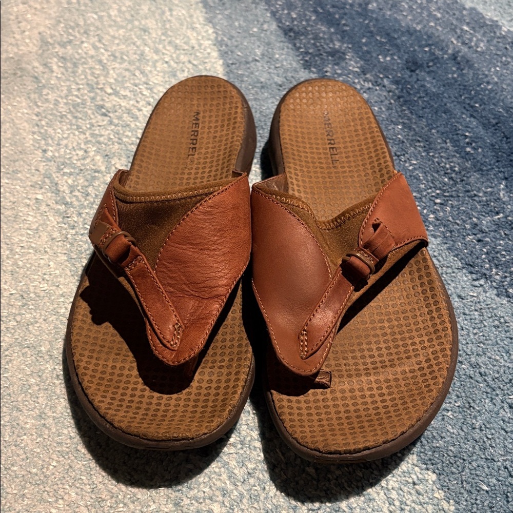 Merrell Leather Toe Sandals, Women’s Sz 9